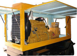 九台移动电站(移动柴油发电机组) 九台移动电站(移动柴油发电机组)